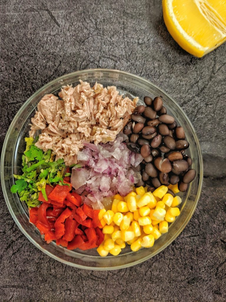 A low-fat healthy homemade Insalatissime substitute, this Mexican Tuna Salad is super easy and will be your new go-to instead of the regular tuna salad.