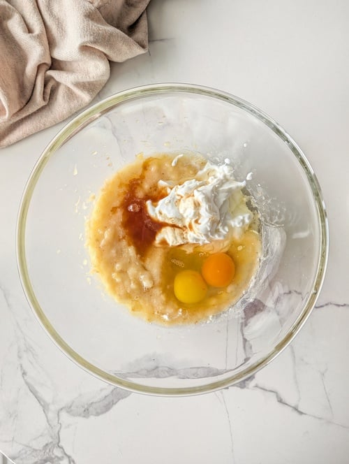 Add wet ingredients