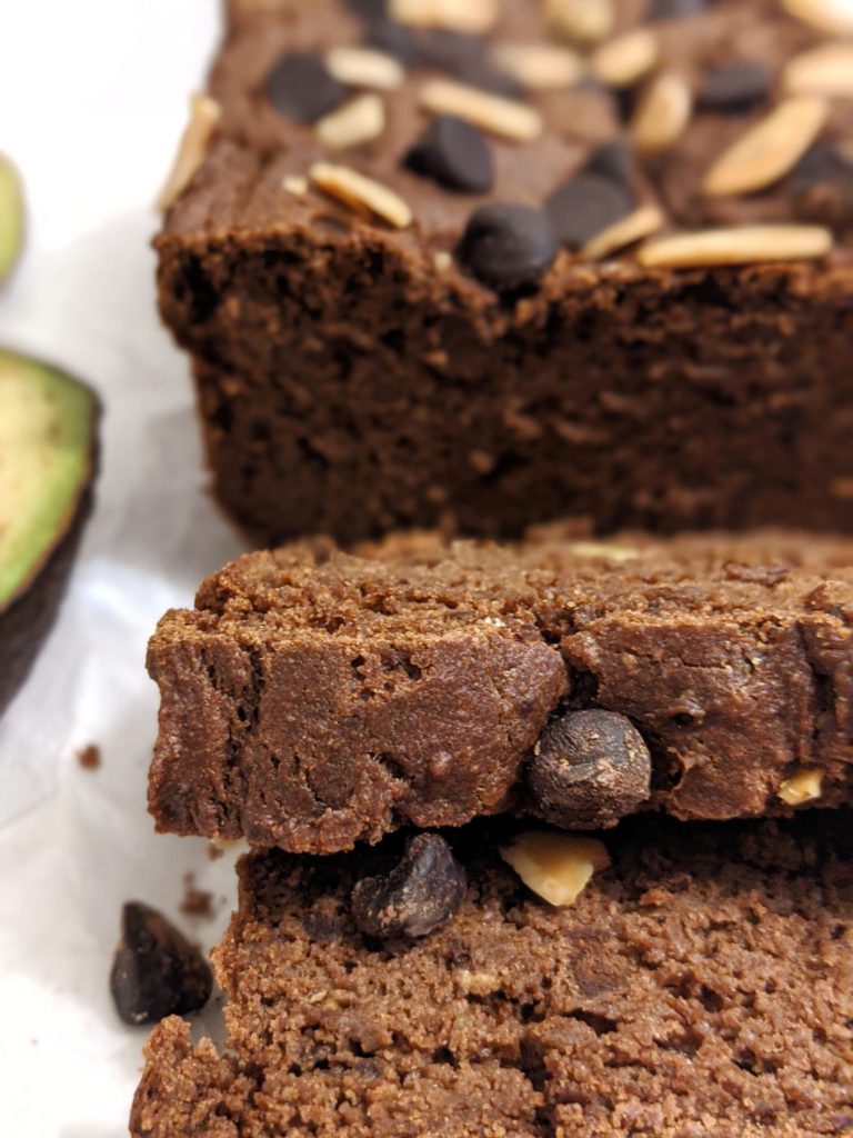 Moist, tender and decadent, this Chocolate Avocado Bread is a delicious breakfast loaf that’s actually healthy and high protein too. Made with mashed avocado, whole wheat flour and protein powder, its full of good fats, fiber and no sugar!
