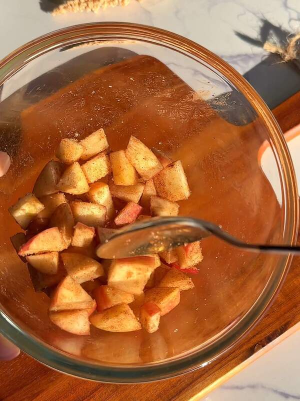 toss apples