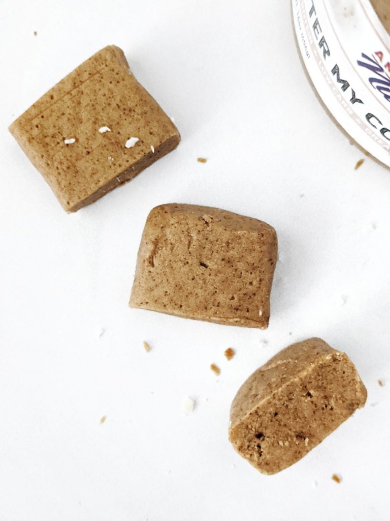 A truly healthy Biscoff Protein Fudge made without white chocolate and just 3 ingredients! Make high protein Biscoff fudge with Lotus Biscoff, Speculoos or homemade cookie butter for a sugar free and Vegan protein fudge recipe!