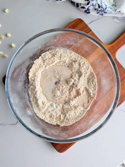 Add wet ingredients