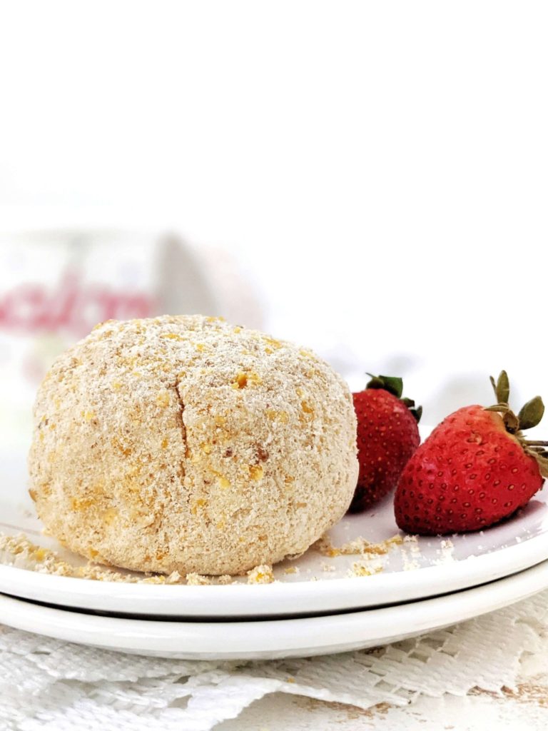 An easy Protein Fried Ice Cream with cornflakes and protein powder coating for a homemade twist on the Mexican dessert. This healthy no fry fried ice cream is creamy and crunchy and sure to satisfy the cravings!