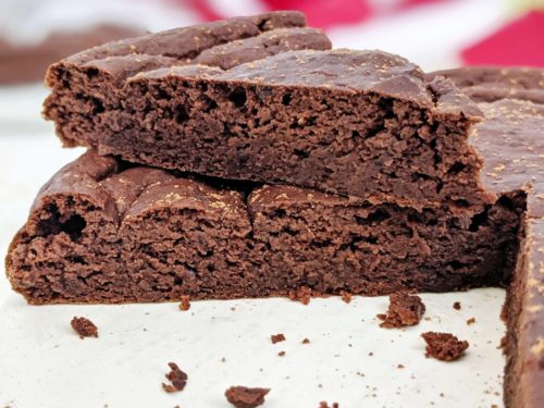 Black Bean Chocolate Protein Cake Flourless Sugar Free