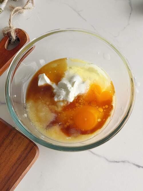 Combine wet ingredients