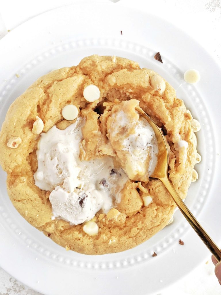 An actually simple super fudgy Peanut Butter Protein Mug Cake made with a load of protein powder and peanut butter powder, and no flour! This half baked fudgy protein mug cake is a great low carb and low calorie dessert.