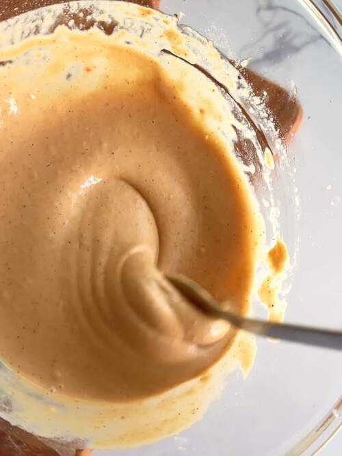 Combine ingredients for peanut butter sauce