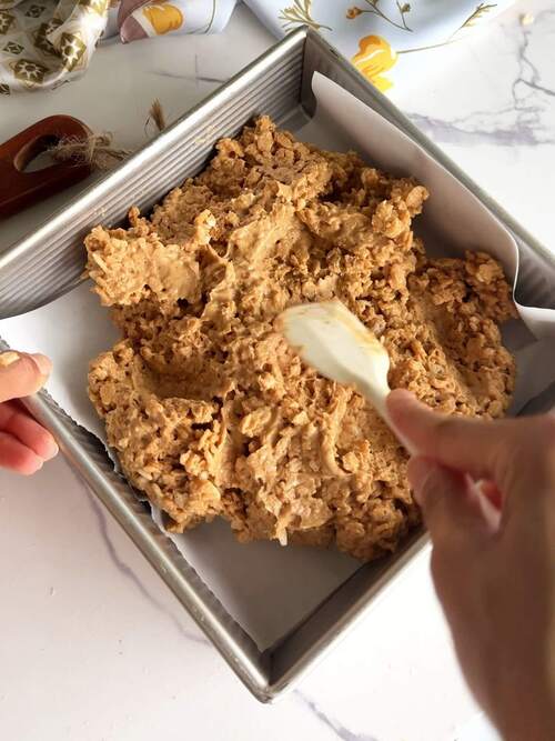 spread in pan