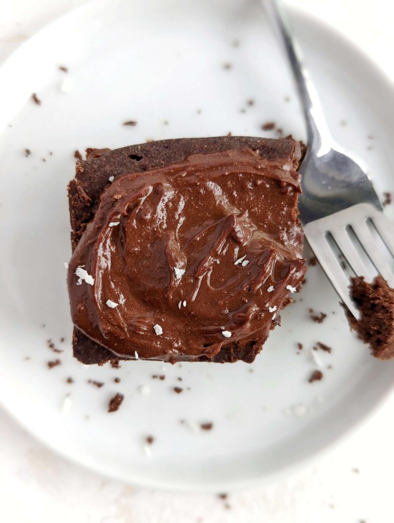 A rich and moist Low Carb Chocolate Protein Cake loaded with protein powder, Greek yogurt and cocoa powder. This keto chocolate protein cake recipe uses coconut flour and is perfect for an indulgent dessert while keeping it healthy and sugar free!