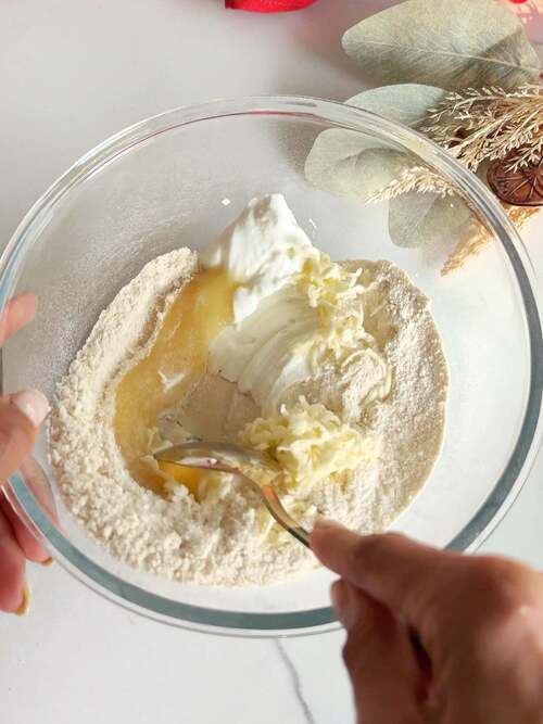 Add wet ingredients
