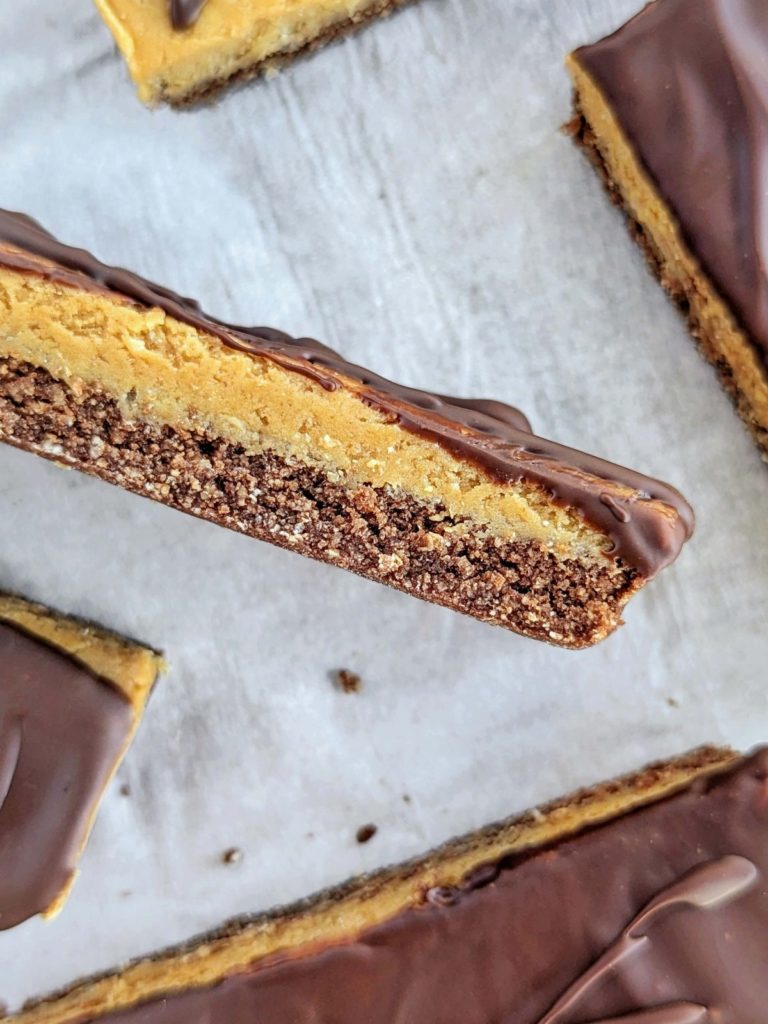 Healthy Mars Protein Bar recipe so you can have the candy and hit your goals! Homemade Mars bars use protein powder and are sugar free, gluten-free and high-fiber too.