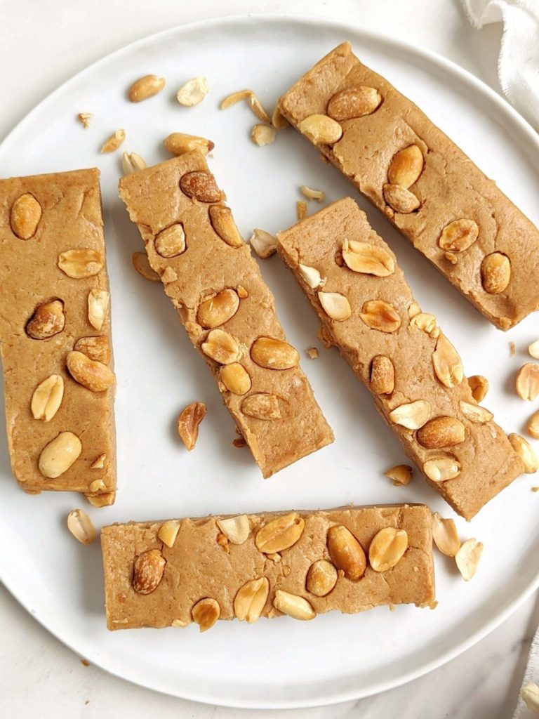 Homemade Healthy Payday Bars are the sweet and salty treat you’ve been waiting for. High Protein, Low fat and sugar free, but with all the deliciousness of Payday candy bars. 