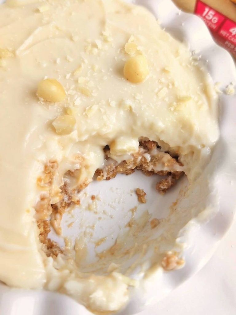 White Chocolate Protein Pudding is a game changer - Smooth and creamy white chocolate pudding using with protein powder and sugar free mix to keep your fitness goals on track.