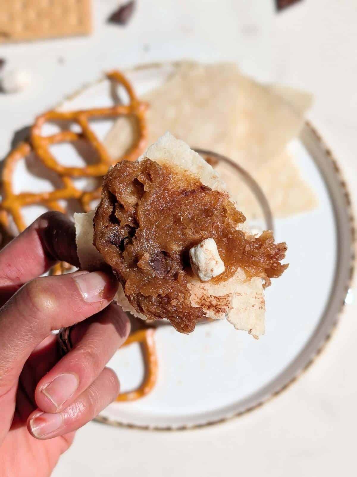 This Healthy S’mores Spread Recipe is a creamy, high-protein dessert made with graham crackers, marshmallows, and chocolate—without the extra sugar or guilt! It’s a perfect toast topper or spoonable snack that’s low calorie too.