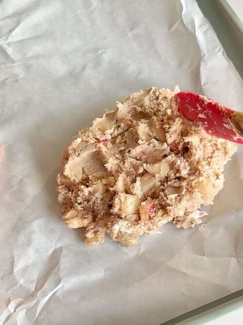 Shape into fritters