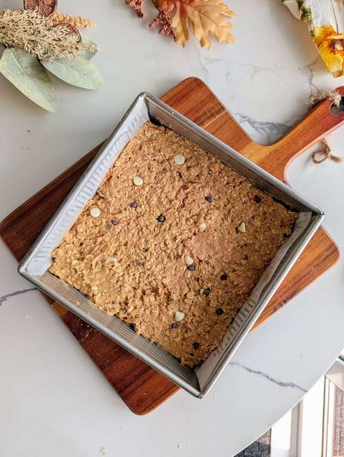smoothen and bake