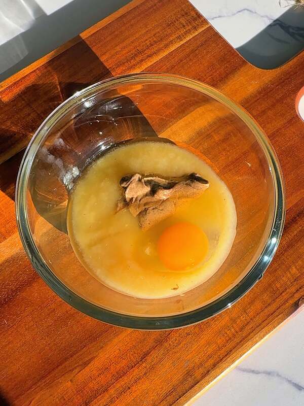 whisk wet ingredients